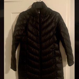 Black Calvin Klein lightweight down coat